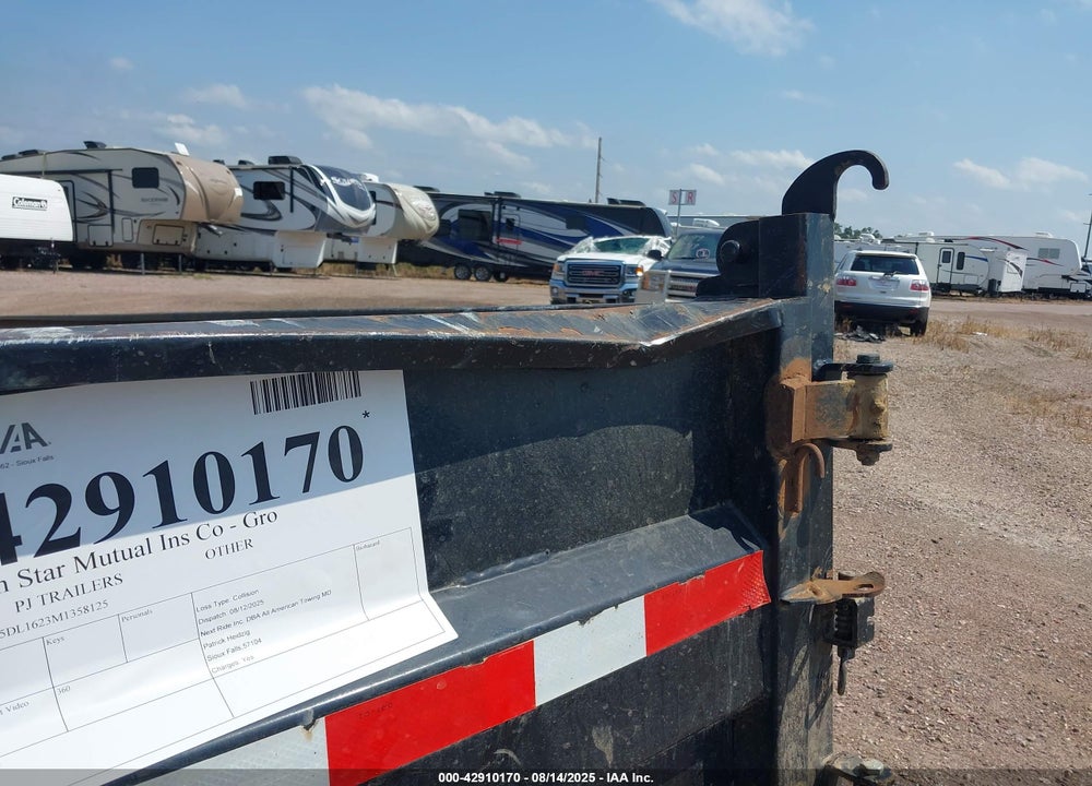 2021 PJ TRAILERS DL162 VIN: 4P5DL1623M1358125