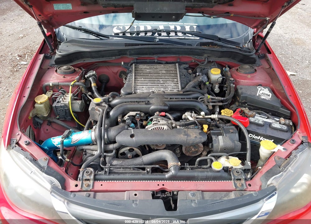 2008 SUBARU IMPREZA VIN: JF1GH75668H809406