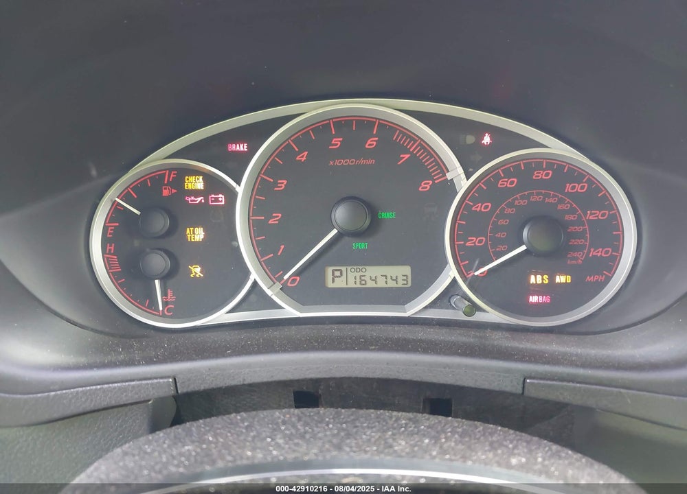 2008 SUBARU IMPREZA VIN: JF1GH75668H809406