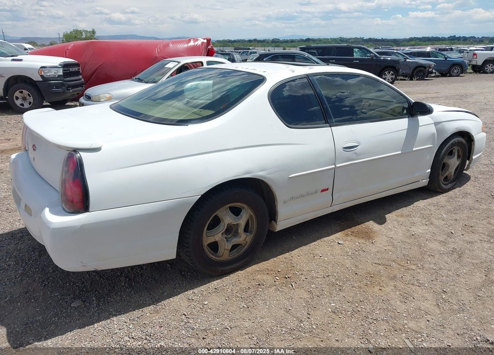 2000 CHEVROLET MONTE CARLO SS VIN: 2G1WX12K2Y9339105