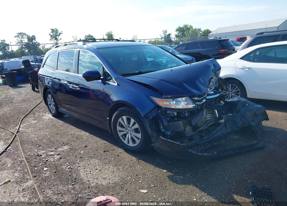 2016 HONDA ODYSSEY SE VIN: 5FNRL5H32GB134062