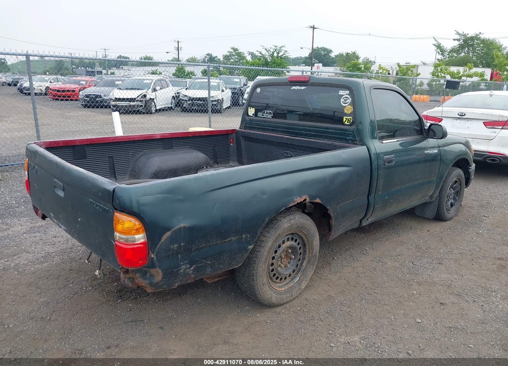 2001 TOYOTA TACOMA VIN: 5TENL42N01Z795436