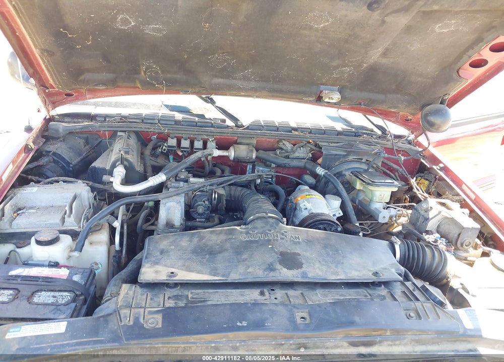 1997 CHEVROLET S-10 LS FLEETSIDE CMI VIN: 1GCCS1943V8186144
