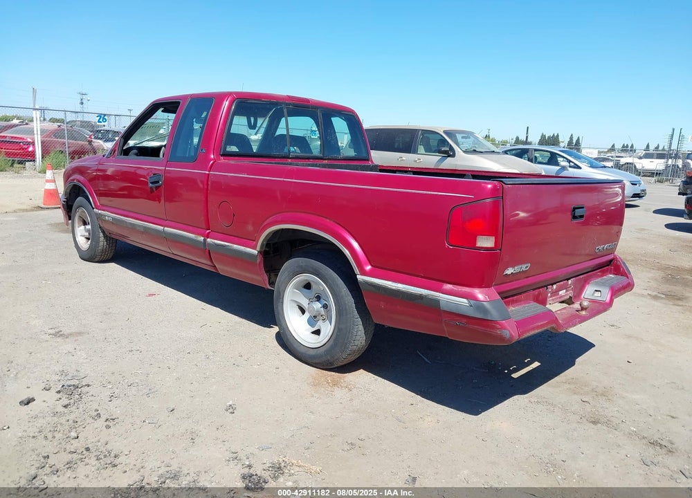 1997 CHEVROLET S-10 LS FLEETSIDE CMI VIN: 1GCCS1943V8186144