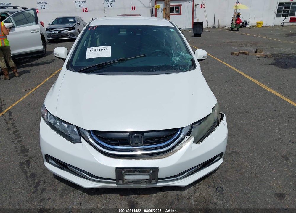 2013 HONDA CIVIC HYBRID VIN: 19XFB4F24DE201692