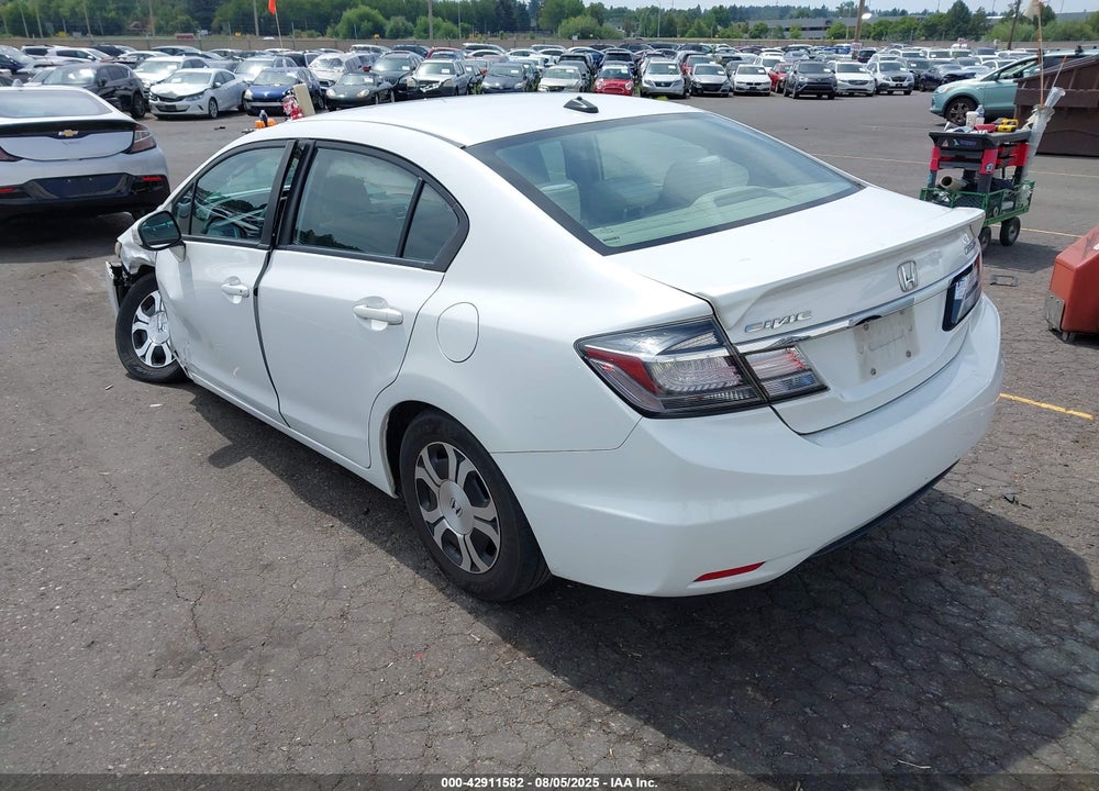 2013 HONDA CIVIC HYBRID VIN: 19XFB4F24DE201692