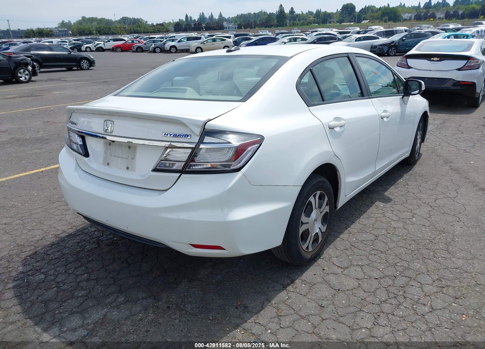 2013 HONDA CIVIC HYBRID VIN: 19XFB4F24DE201692
