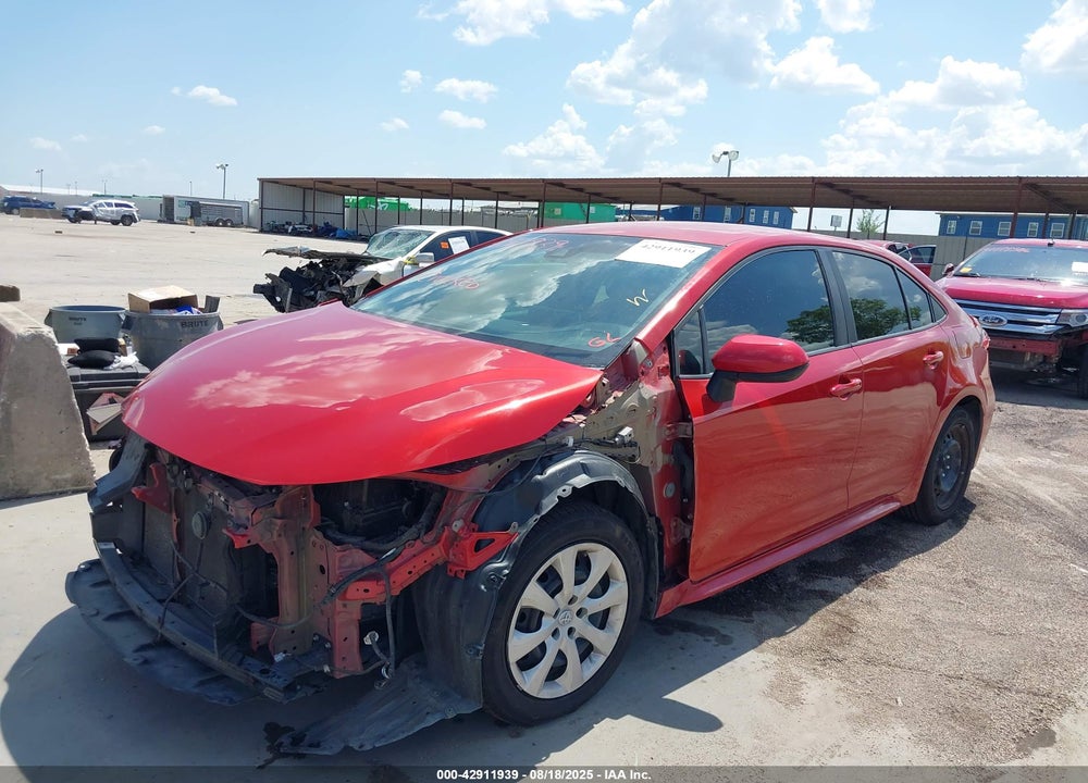 2020 TOYOTA COROLLA VIN: 5YFEPRAE8LP060912
