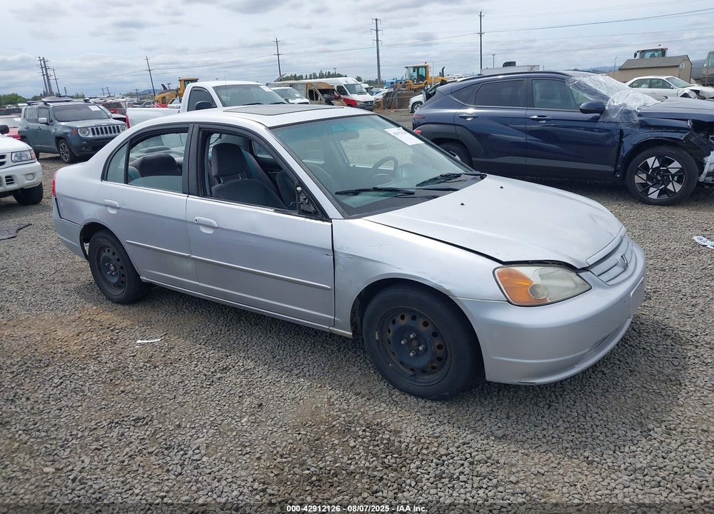 2002 HONDA CIVIC EX VIN: 1HGES26772L074048