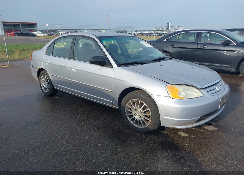 2002 HONDA CIVIC LX VIN: 2HGES15562H590019