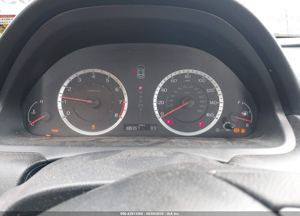 2011 HONDA ACCORD VIN: 1HGCP2F30BA031706