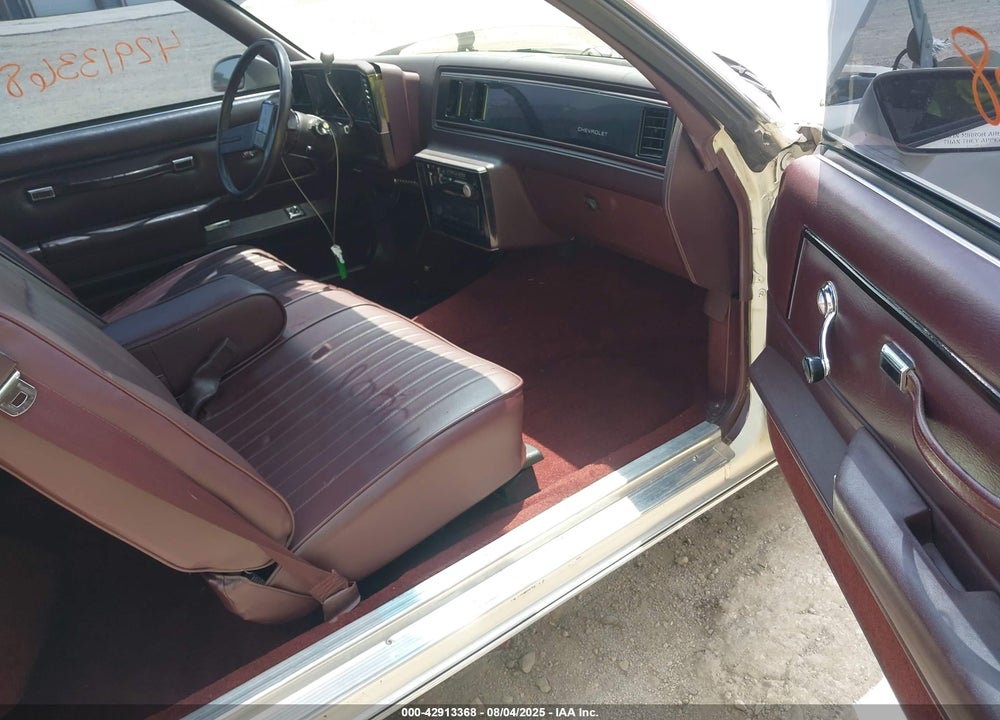 1987 CHEVROLET EL CAMINO VIN: 3GCCW80Z1HS907966