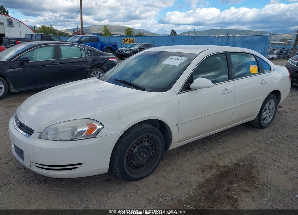 2007 CHEVROLET IMPALA LS VIN: 2G1WB55KX79300780