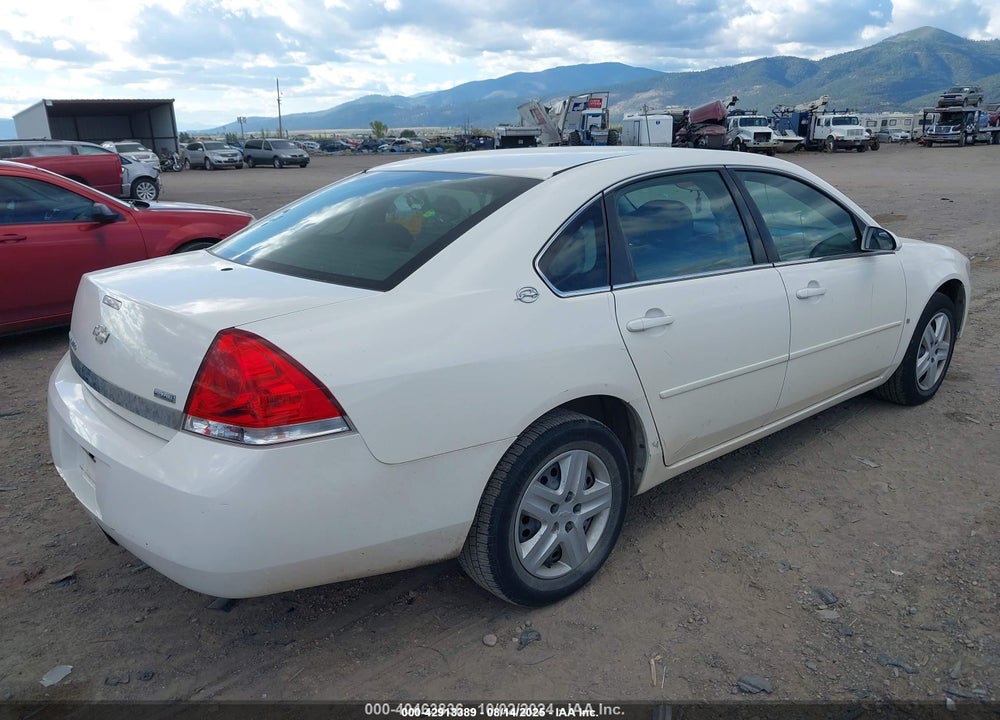 2007 CHEVROLET IMPALA LS VIN: 2G1WB55KX79300780