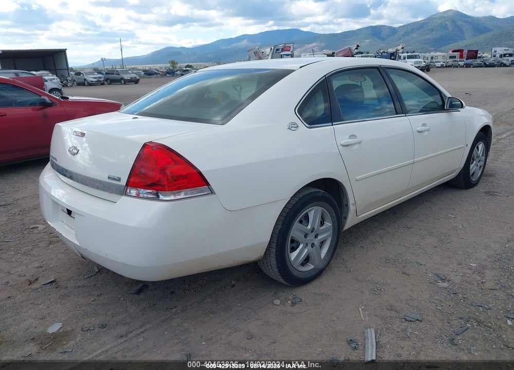 2007 CHEVROLET IMPALA LS VIN: 2G1WB55KX79300780