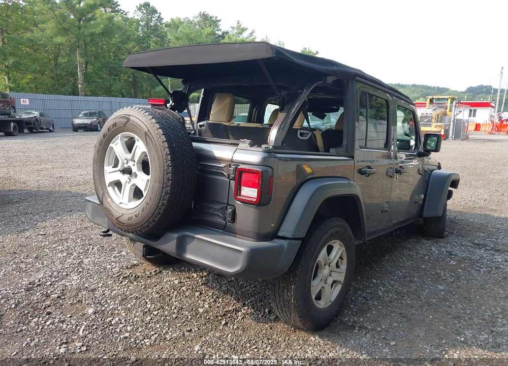 2018 JEEP WRANGLER UNLIMITED SPORT S 4X4 VIN: 1C4HJXDG2JW208816