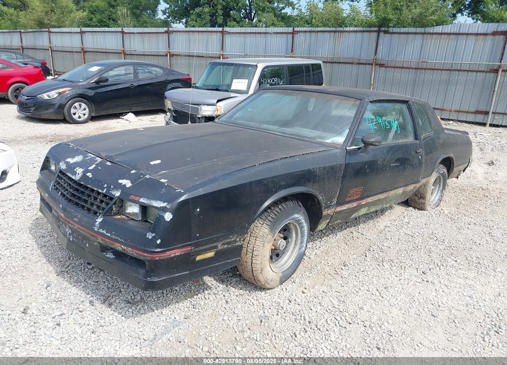 1987 CHEVROLET MONTE CARLO VIN: 1G1GZ11G4HP107523