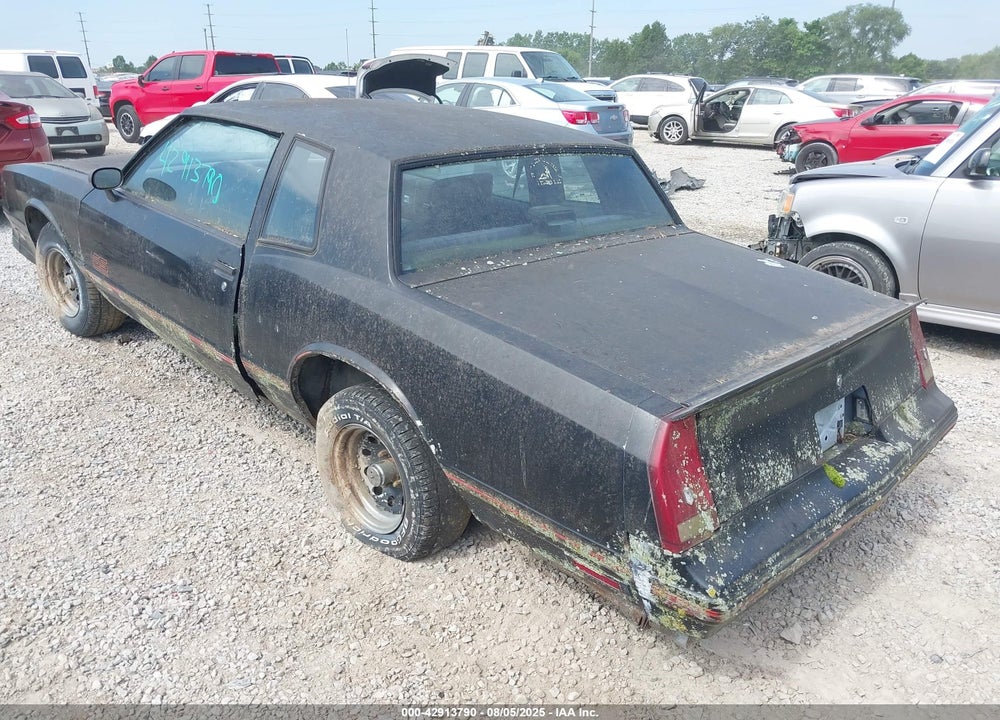 1987 CHEVROLET MONTE CARLO VIN: 1G1GZ11G4HP107523