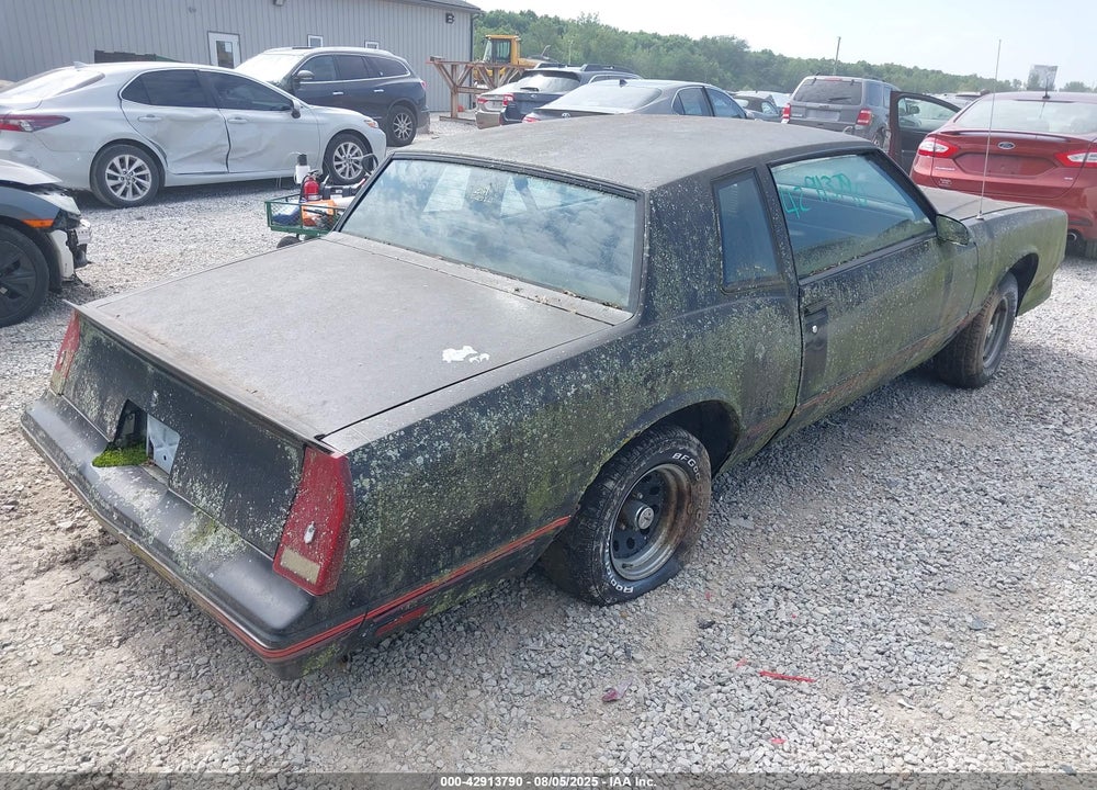 1987 CHEVROLET MONTE CARLO VIN: 1G1GZ11G4HP107523
