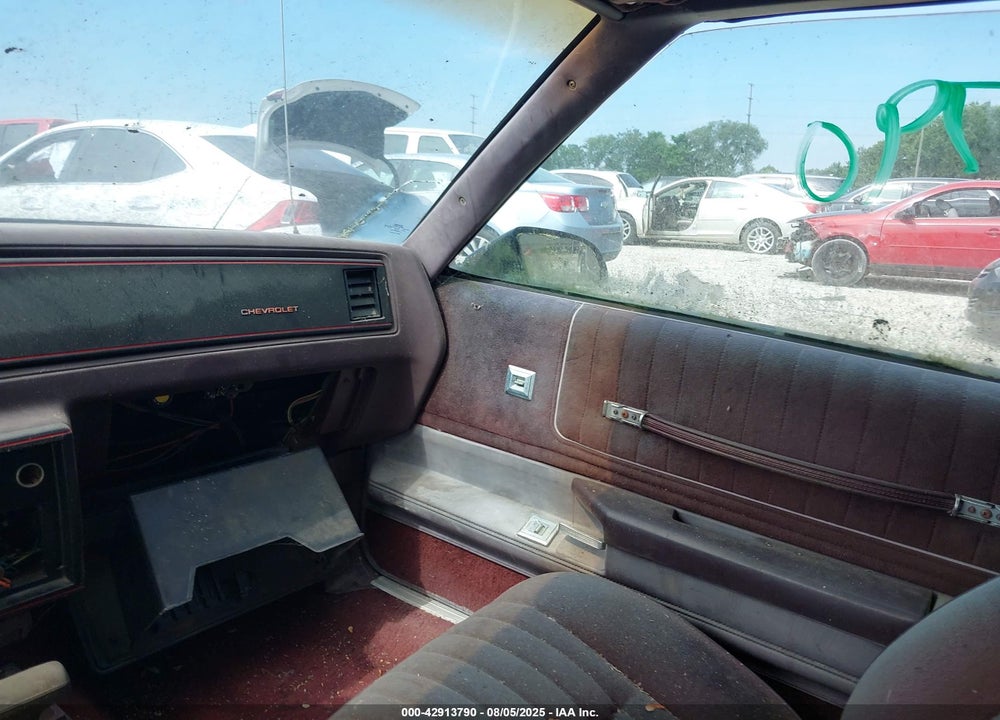 1987 CHEVROLET MONTE CARLO VIN: 1G1GZ11G4HP107523