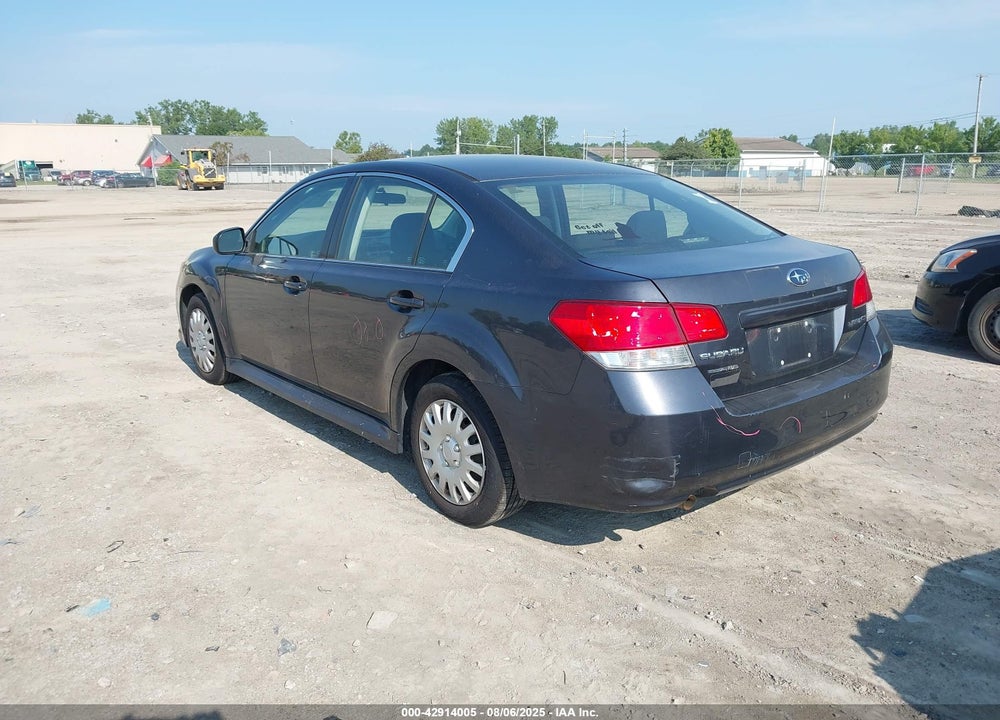 2011 SUBARU LEGACY VIN: 4S3BMCA60B3259431