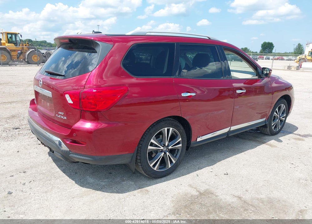 2018 NISSAN PATHFINDER PLATINUM VIN: 5N1DR2MM7JC608898