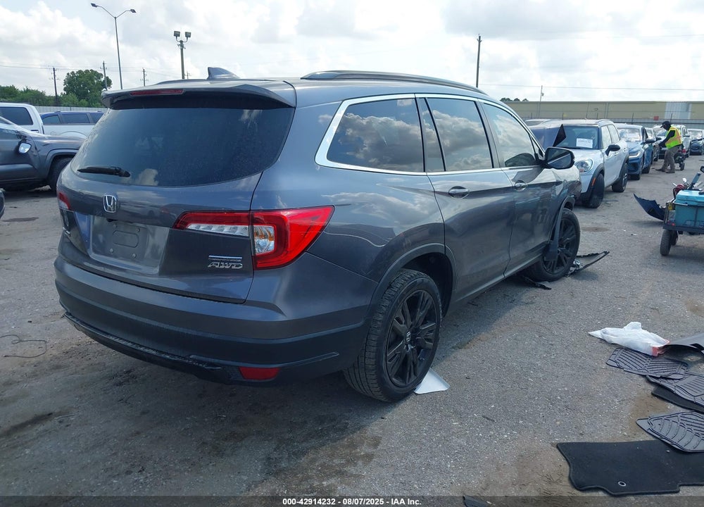2022 HONDA PILOT VIN: 5FNYF6H25NB084612