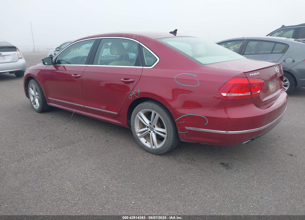 2015 VOLKSWAGEN PASSAT VIN: 1VWCV7A38FC071595