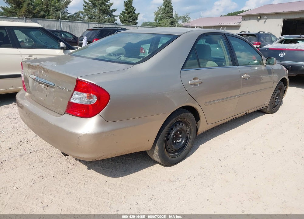 2002 TOYOTA CAMRY XLE VIN: 4T1BE30K42U639339