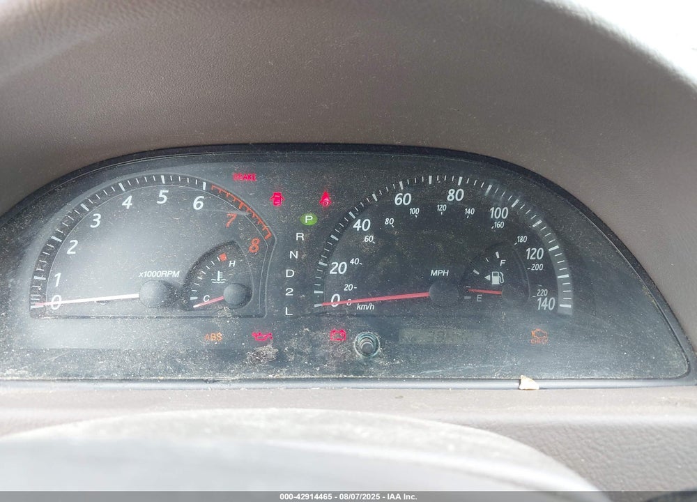 2002 TOYOTA CAMRY XLE VIN: 4T1BE30K42U639339