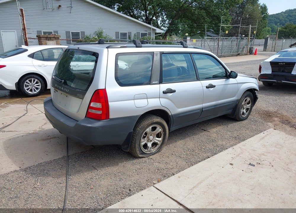 2004 SUBARU FORESTER 2.5X VIN: JF1SG63644H757617