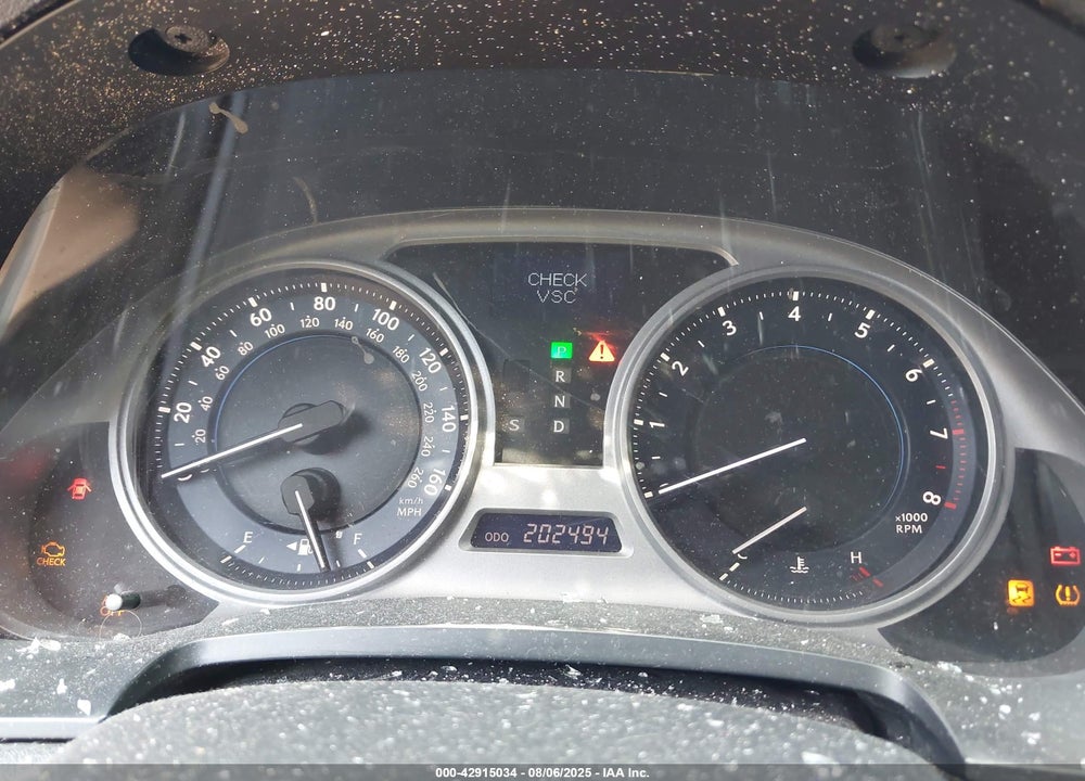 2007 LEXUS IS 250 VIN: JTHCK262272010733