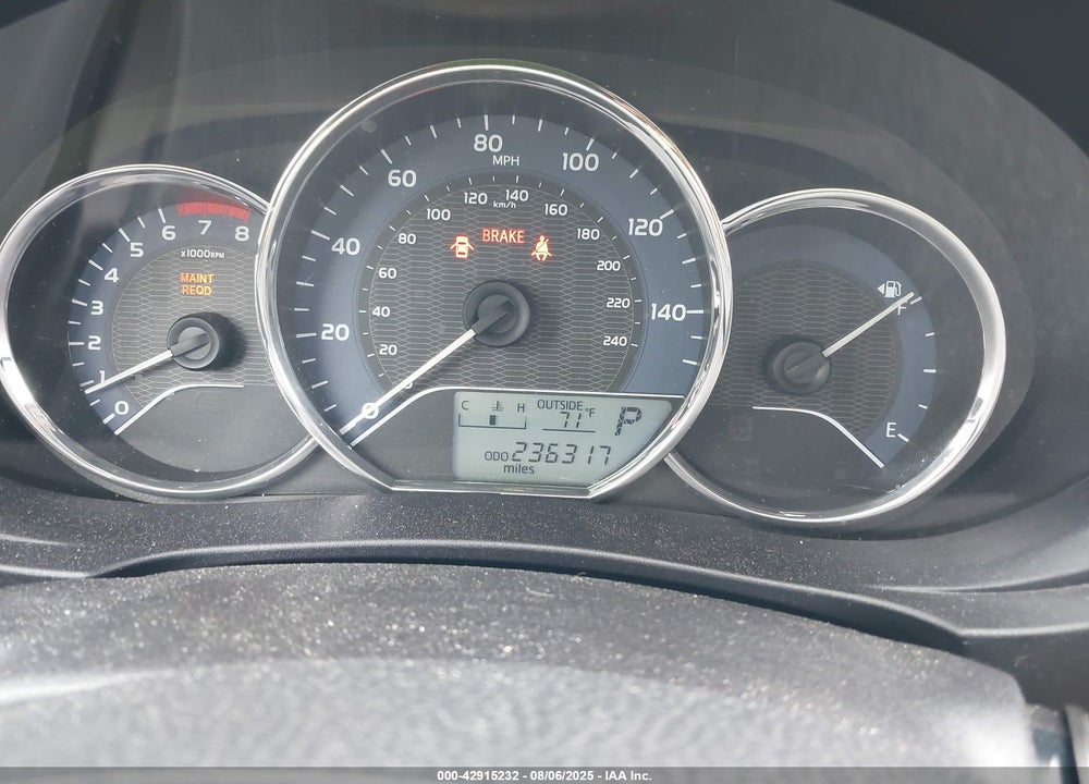 2016 TOYOTA COROLLA VIN: 5YFBURHE1GP537901