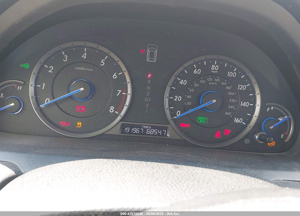 2012 HONDA CROSSTOUR VIN: 5J6TF2H54CL008168