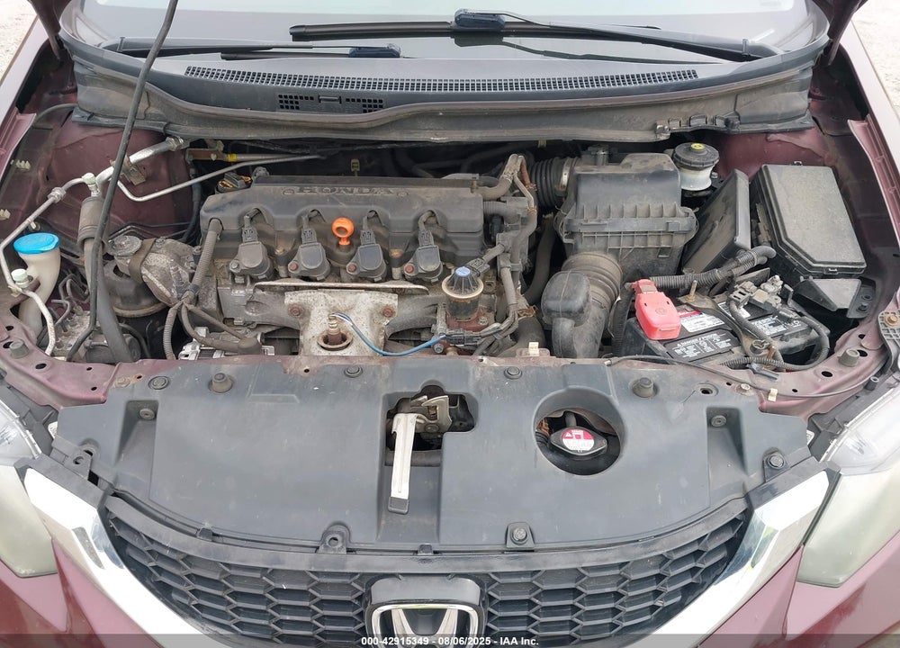 2013 HONDA CIVIC VIN: 19XFB2F85DE216128