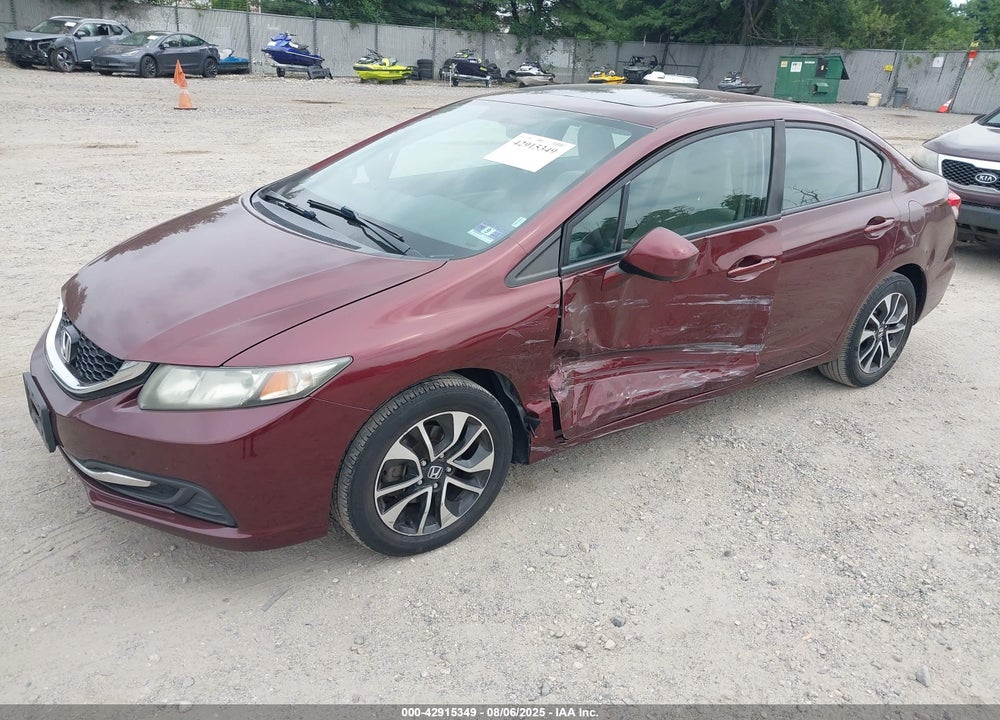 2013 HONDA CIVIC VIN: 19XFB2F85DE216128