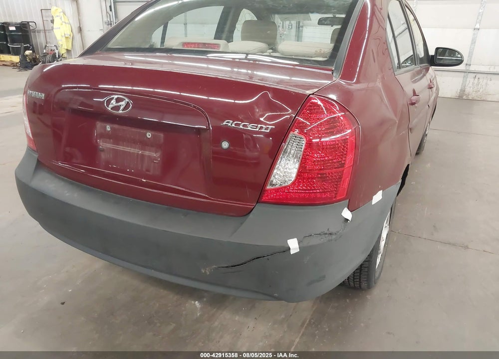 2009 HYUNDAI ACCENT VIN: KMHCN46C99U384045