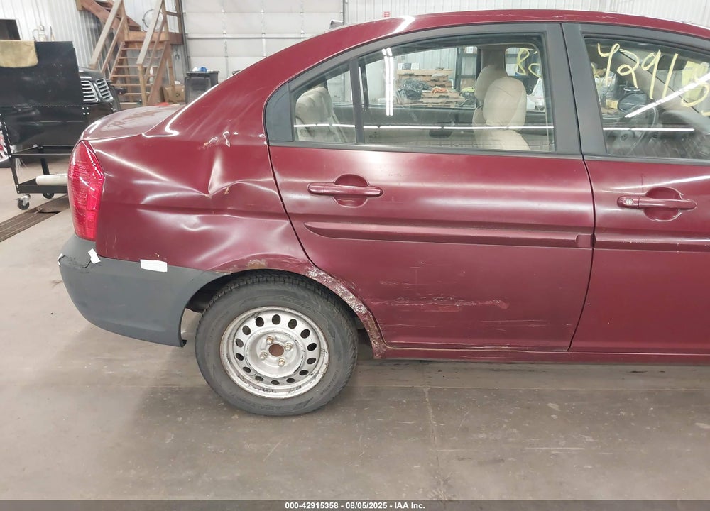 2009 HYUNDAI ACCENT VIN: KMHCN46C99U384045