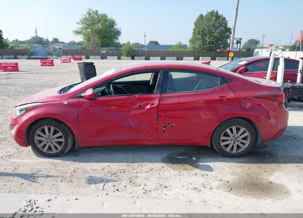 2016 HYUNDAI ELANTRA VIN: KMHDH4AE6GU542228