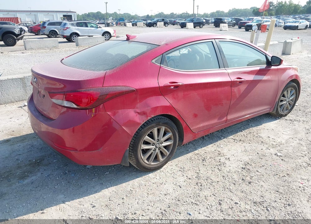 2016 HYUNDAI ELANTRA VIN: KMHDH4AE6GU542228