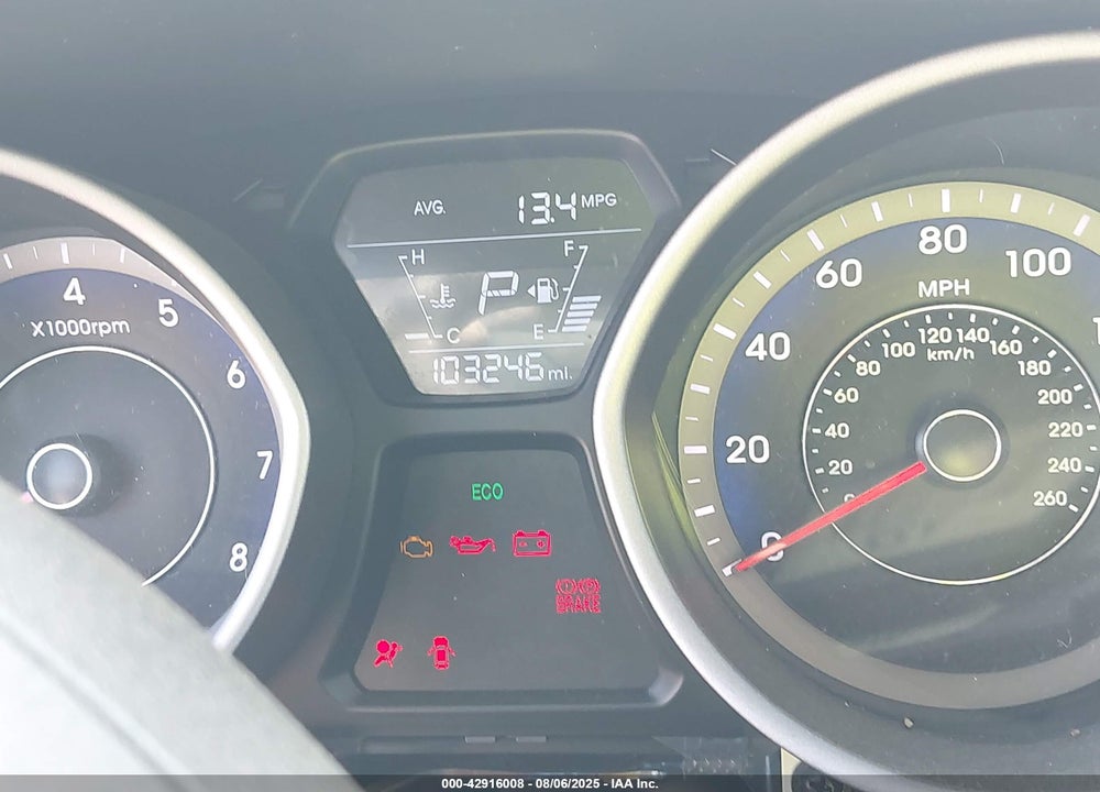 2016 HYUNDAI ELANTRA VIN: KMHDH4AE6GU542228