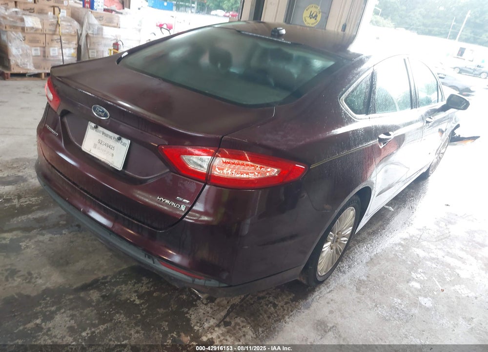 2013 FORD FUSION VIN: 3FA6P0LU2DR178539