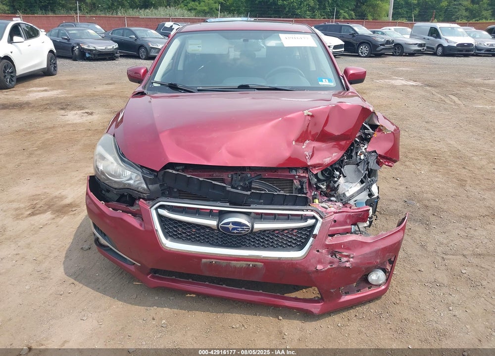 2016 SUBARU IMPREZA VIN: JF1GJAF69GH012369