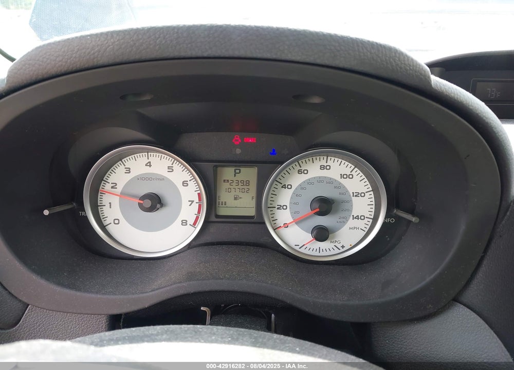 2012 SUBARU IMPREZA VIN: JF1GJAC64CH023133
