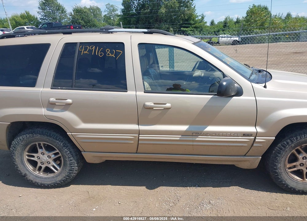 2000 JEEP GRAND CHEROKEE LIMITED VIN: 1J4GW58S4YC139603