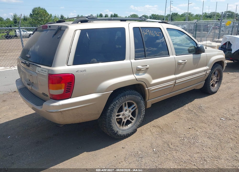 2000 JEEP GRAND CHEROKEE LIMITED VIN: 1J4GW58S4YC139603