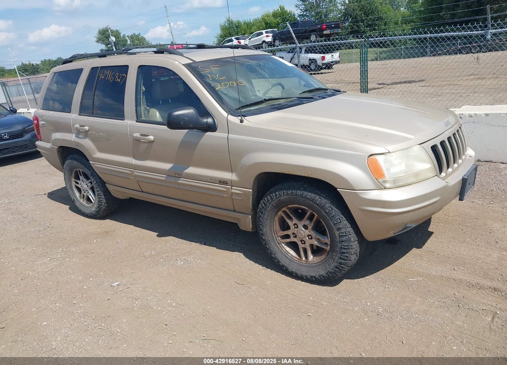 2000 JEEP GRAND CHEROKEE LIMITED VIN: 1J4GW58S4YC139603