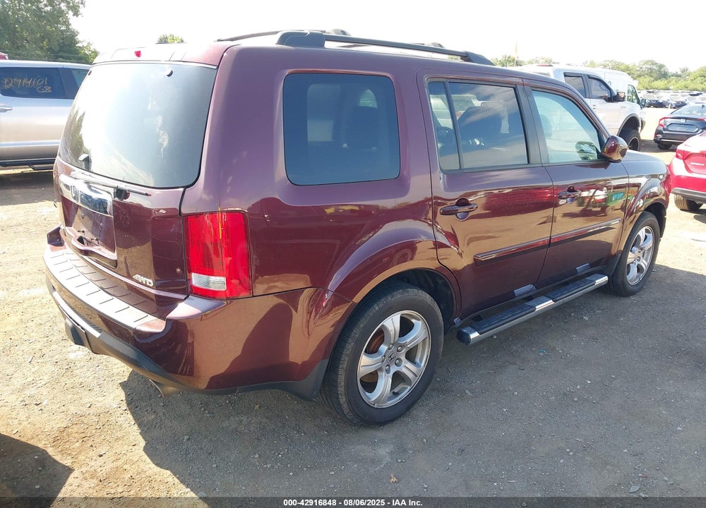 2013 HONDA PILOT VIN: 5FNYF4H62DB011252