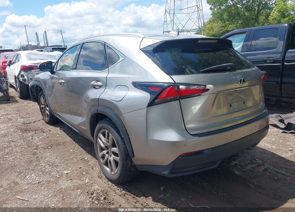 2015 LEXUS NX 300H VIN: JTJBJRBZXF2008588