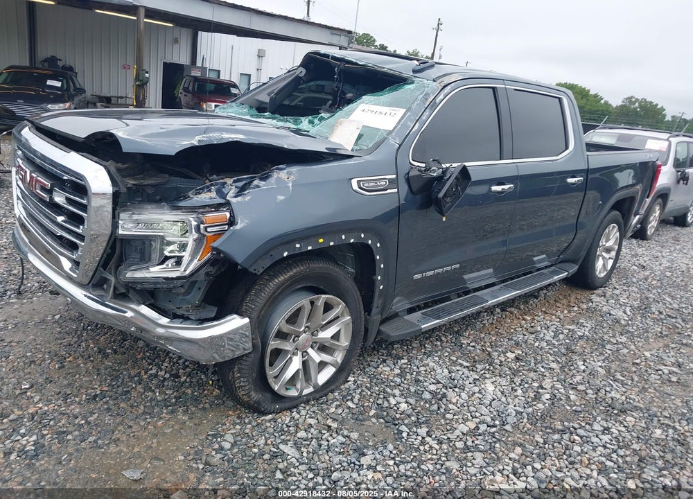 2021 GMC SIERRA 1500 4WD SHORT BOX SLT VIN: 3GTU9DED9MG191347